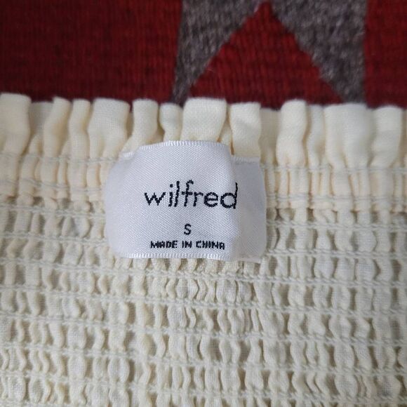 Aritzia Wilfred Tempest Organic Linen Smocked Mini Dress Sz S Tapioca Yellow - Picture 5 of 11